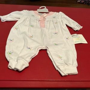 NWT Mini Works 6/9 month girls outfit